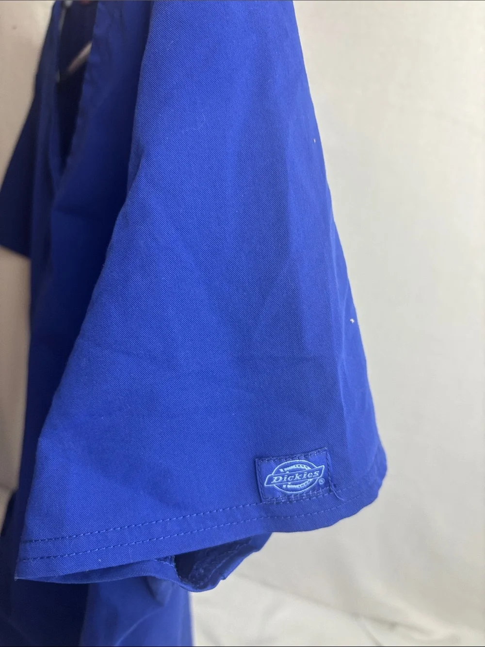 Dickies Bright Blue V-Neck Scrub Top